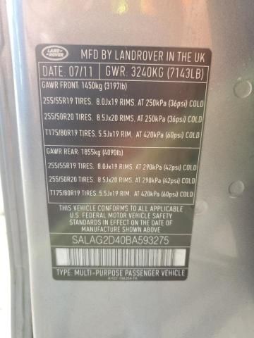 2011 Land Rover LR4 HSE