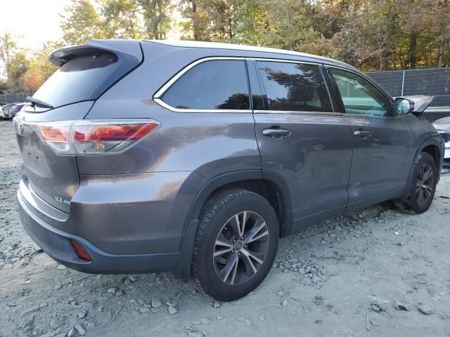 2016 Toyota Highlander XLE