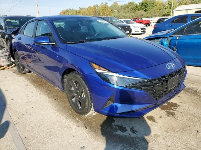 2022 Hyundai Elantra Blue