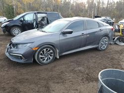 Honda salvage cars for sale: 2019 Honda Civic EX