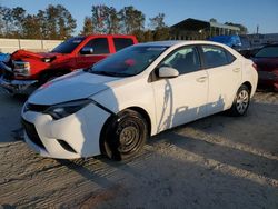 Toyota Corolla salvage cars for sale: 2014 Toyota Corolla L