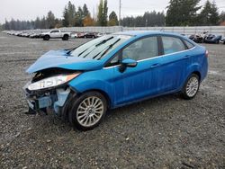 Ford salvage cars for sale: 2016 Ford Fiesta Titanium