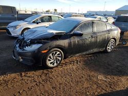 Honda salvage cars for sale: 2016 Honda Civic EX