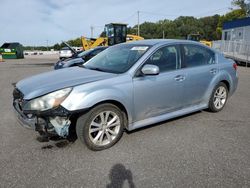 Subaru Legacy salvage cars for sale: 2013 Subaru Legacy 2.5I Premium