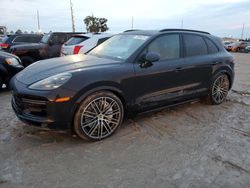 Porsche salvage cars for sale: 2019 Porsche Cayenne Turbo