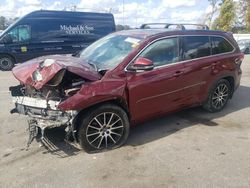 Toyota Vehiculos salvage en venta: 2018 Toyota Highlander SE