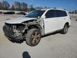 Toyota Highlander salvage cars for sale: 2012 Toyota Highlander Limited