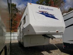 Citation salvage cars for sale: 2005 Citation Camper