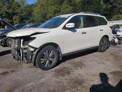 Salvage cars for sale from Copart Austell, GA: 2017 Nissan Pathfinder S