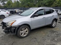 Salvage cars for sale from Copart Waldorf, MD: 2015 Nissan Rogue Select S