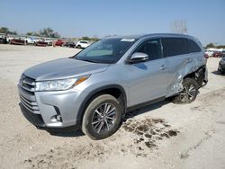 Toyota Highlander salvage cars for sale: 2019 Toyota Highlander SE