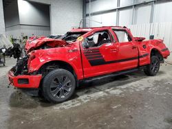 Ford f-150 salvage cars for sale: 2018 Ford F150 Supercrew