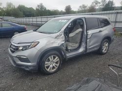 Honda salvage cars for sale: 2017 Honda Pilot LX