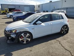 Volkswagen gti salvage cars for sale: 2016 Volkswagen GTI S/SE