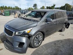 KIA salvage cars for sale: 2015 KIA Sedona EX