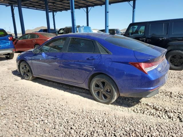 2022 Hyundai Elantra Blue