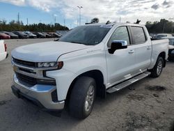 Chevrolet Silverado k1500 lt salvage cars for sale: 2019 Chevrolet Silverado K1500 LT