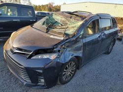 Toyota Sienna xle salvage cars for sale: 2018 Toyota Sienna XLE