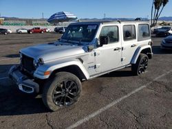 Jeep Wrangler salvage cars for sale: 2023 Jeep Wrangler Sahara 4XE