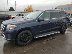 Mercedes-Benz gls-Class salvage cars for sale: 2017 Mercedes-Benz GLS 450 4matic