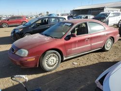 Mercury salvage cars for sale: 2002 Mercury Sable GS