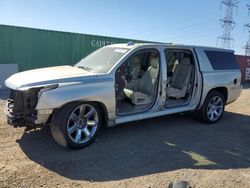 Cadillac Escalade salvage cars for sale: 2017 Cadillac Escalade ESV Premium Luxury