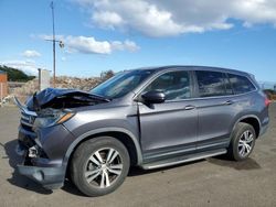 Honda Pilot salvage cars for sale: 2018 Honda Pilot EXL