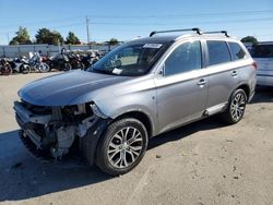 Mitsubishi salvage cars for sale: 2018 Mitsubishi Outlander SE