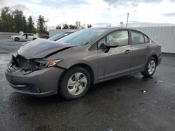 Honda Civic salvage cars for sale: 2013 Honda Civic LX