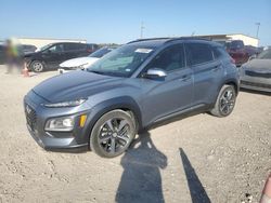 Hyundai Kona salvage cars for sale: 2018 Hyundai Kona Ultimate