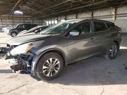 Nissan salvage cars for sale: 2016 Nissan Murano S