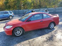 Honda Civic salvage cars for sale: 2004 Honda Civic DX VP