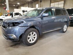 Toyota Highlander salvage cars for sale: 2013 Toyota Highlander Base