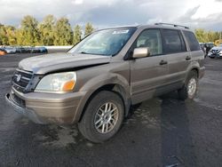 Honda Pilot salvage cars for sale: 2004 Honda Pilot EXL