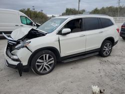 Honda Pilot salvage cars for sale: 2016 Honda Pilot Elite