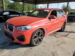 BMW x3 salvage cars for sale: 2020 BMW X3 M Competition