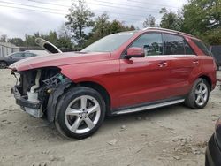 Mercedes-Benz salvage cars for sale: 2016 Mercedes-Benz GLE 350 4matic