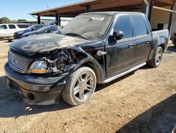 Ford f-150 salvage cars for sale: 2002 Ford F150 Supercrew Harley Davidson