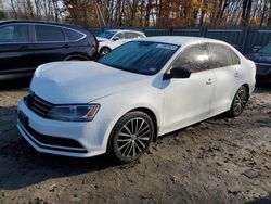 Volkswagen salvage cars for sale: 2015 Volkswagen Jetta TDI