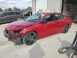 Honda Accord salvage cars for sale: 2017 Honda Accord Sport