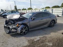 Toyota Camry salvage cars for sale: 2020 Toyota Camry SE