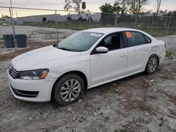 Volkswagen Passat salvage cars for sale: 2015 Volkswagen Passat S