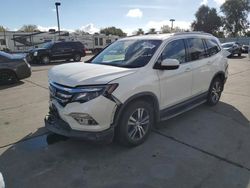 Honda Pilot Vehiculos salvage en venta: 2016 Honda Pilot EXL