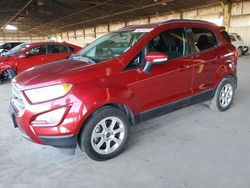 Ford salvage cars for sale: 2018 Ford Ecosport SE