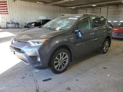 Toyota rav4 salvage cars for sale: 2017 Toyota Rav4 HV Limited