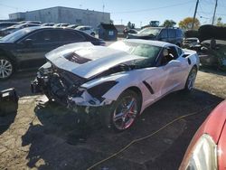 Chevrolet Corvette salvage cars for sale: 2016 Chevrolet Corvette Stingray 2LT