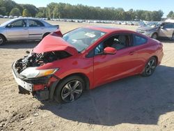 Honda Civic salvage cars for sale: 2015 Honda Civic EX