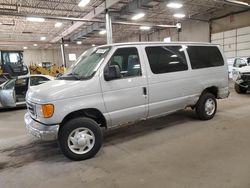 Ford Econoline e350 Super Duty salvage cars for sale: 2007 Ford Econoline E350 Super Duty Wagon