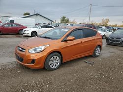 Hyundai Accent salvage cars for sale: 2015 Hyundai Accent GS