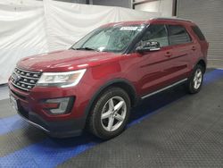 Ford Explorer salvage cars for sale: 2017 Ford Explorer XLT